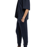 Tibi 4 Ply Silk Tie Front Top - Vermillion