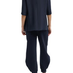 Tibi 4 Ply Silk Tie Front Top - Vermillion