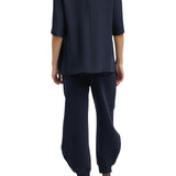 Tibi 4 Ply Silk Tie Front Top - Vermillion