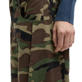 Tibi Camouflage Twill Tuck Jean - Vermillion