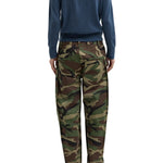 Tibi Camouflage Twill Tuck Jean - Vermillion