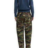 Tibi Camouflage Twill Tuck Jean - Vermillion