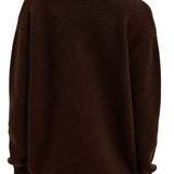 Tibi Cardigan Stitch V Neck with Removable Dickie - Vermillion