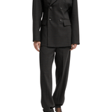 Tibi Cedric Suiting Sculpted Blazer - Vermillion