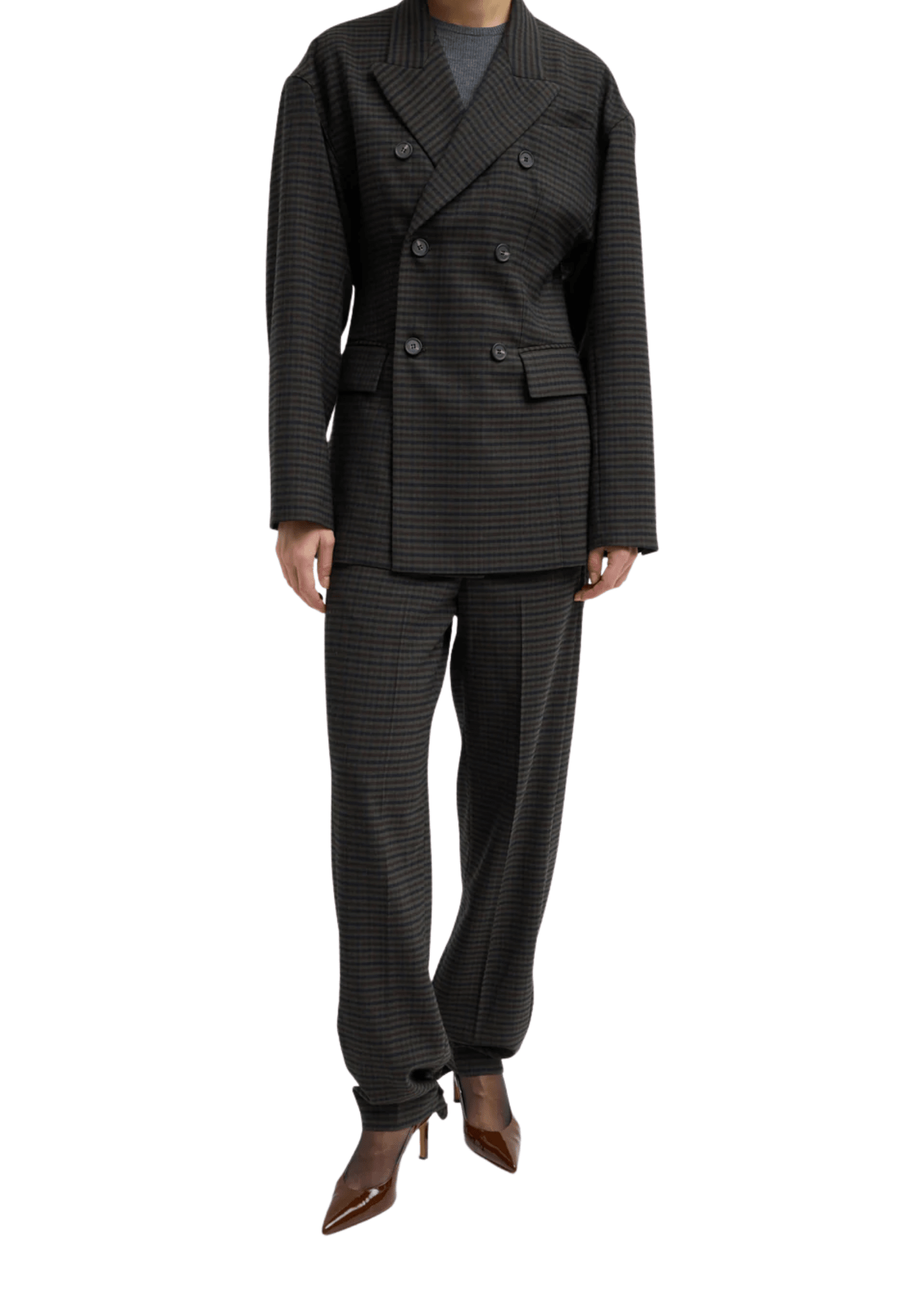 Tibi Cedric Suiting Sculpted Blazer - Vermillion