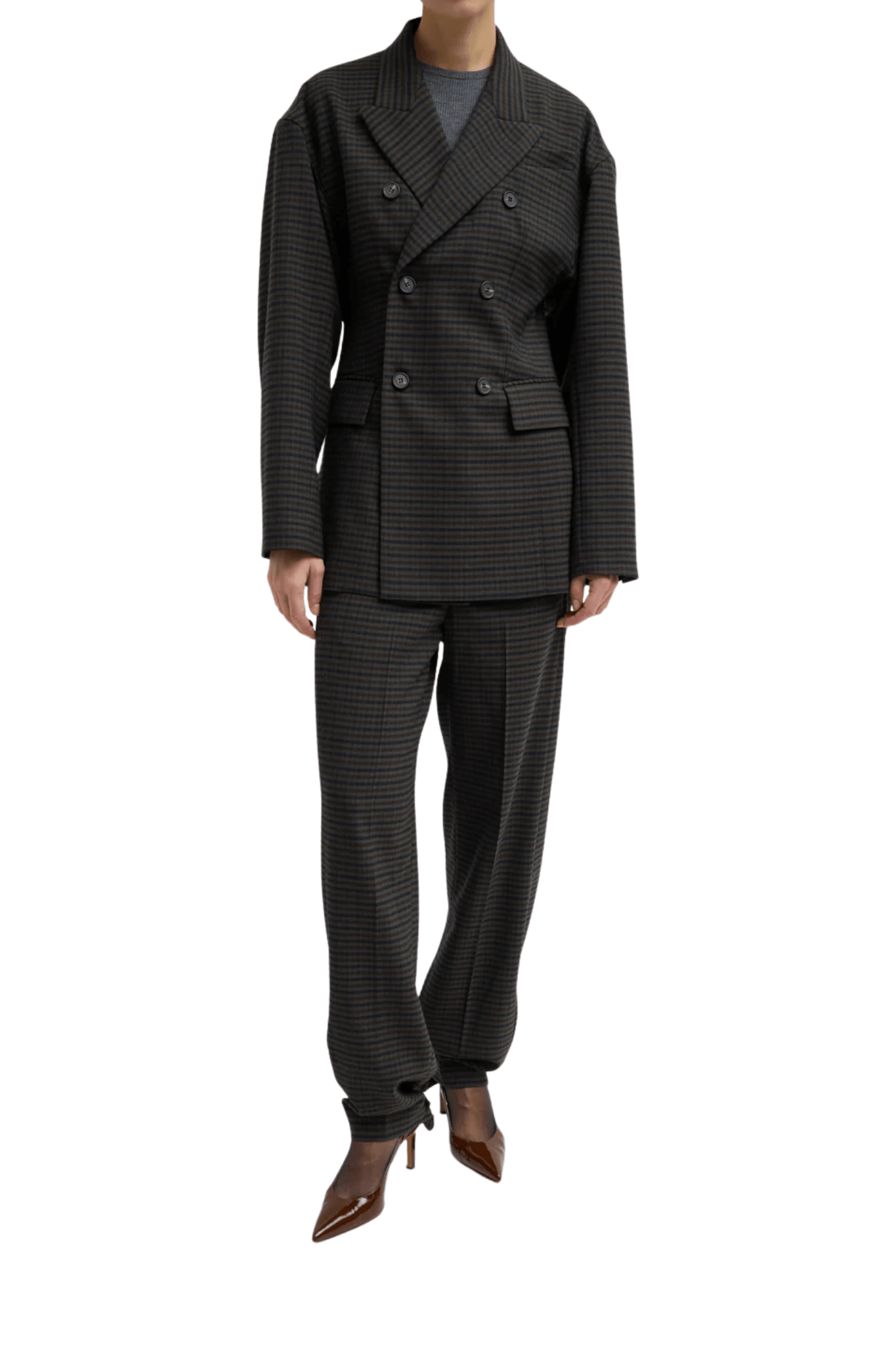 Tibi Cedric Suiting Sculpted Blazer - Vermillion