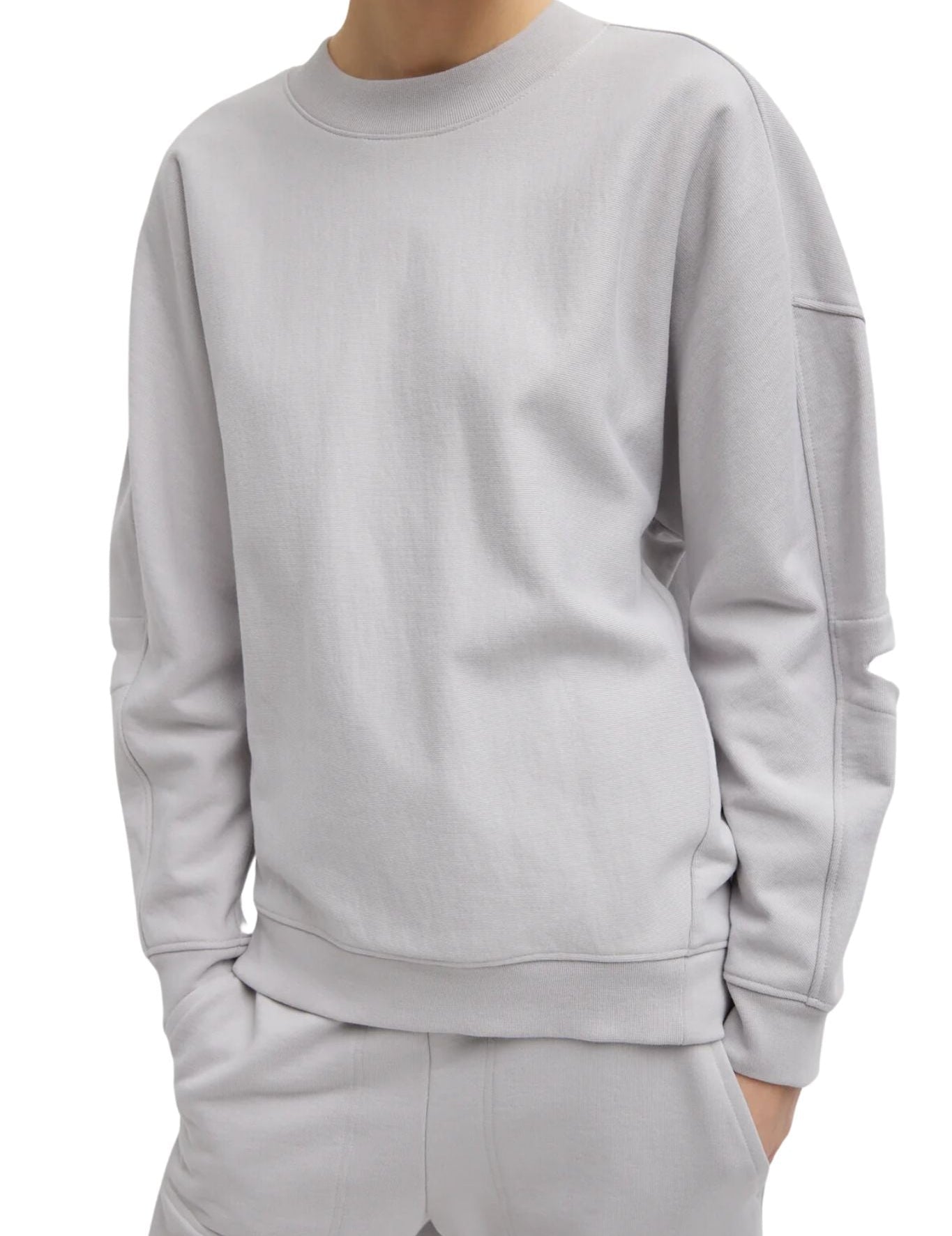 Tibi Cocoon Crewneck Sweatshirt - Vermillion