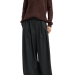 Tibi Cozy Flannel Triple Pleat Pant - Vermillion
