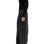 Tibi Cozy Flannel Triple Pleat Pant - Vermillion
