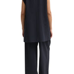 Tibi Dominic Pinstripe Liam Vest - Vermillion