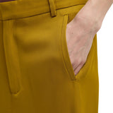 Tibi Eco Acetate Viscose Front Drape Culotte - Vermillion