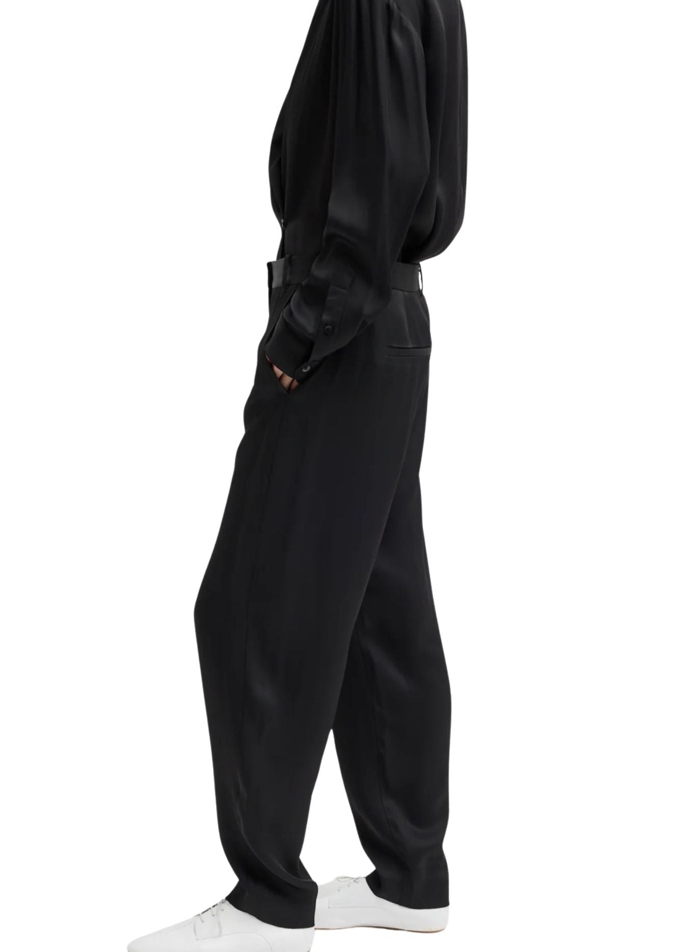 Tibi Eco Acetate Viscose Grace Trouser - Vermillion