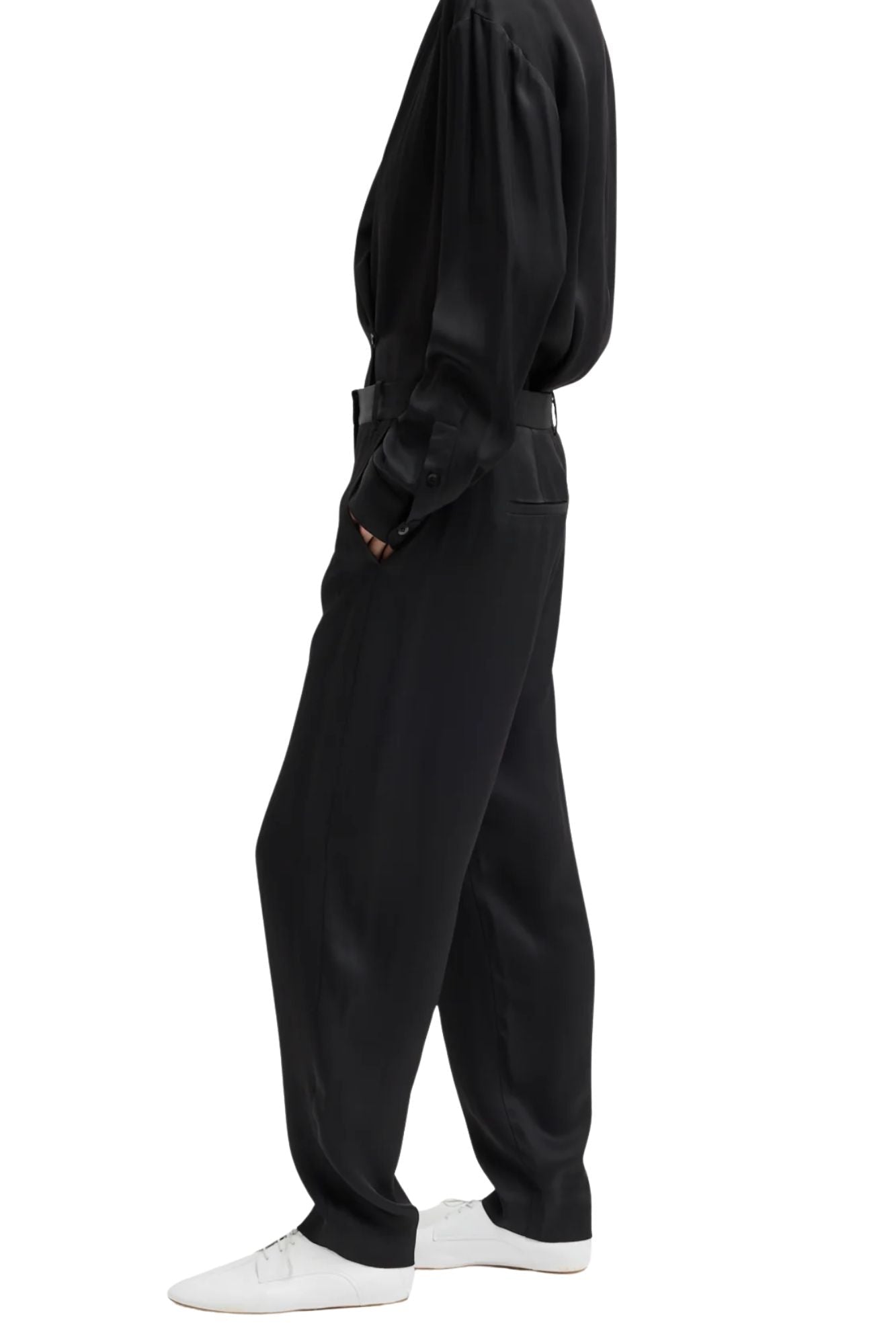Tibi Eco Acetate Viscose Grace Trouser - Vermillion