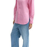 Tibi Eco Poplin Tailored Shirt - Vermillion