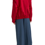 Tibi Fall Nylon Snap Bomber - Vermillion