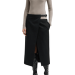 Tibi Featherweight Ribbed Sweater Turtleneck Pullover - Vermillion