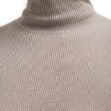 Tibi Featherweight Ribbed Sweater Turtleneck Pullover - Vermillion