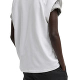 Tibi Light Weight Sweatshirting Sleeveless Easy Top - Vermillion