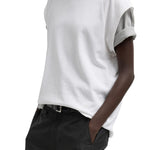 Tibi Light Weight Sweatshirting Sleeveless Easy Top - Vermillion