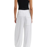 Tibi Light Weight Sweatshirting Winslow Pant - Vermillion