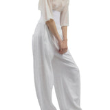 Tibi Light Weight Sweatshirting Winslow Pant - Vermillion