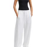 Tibi Light Weight Sweatshirting Winslow Pant - Vermillion