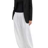 Tibi Light Weight Sweatshirting Winslow Pant - Vermillion