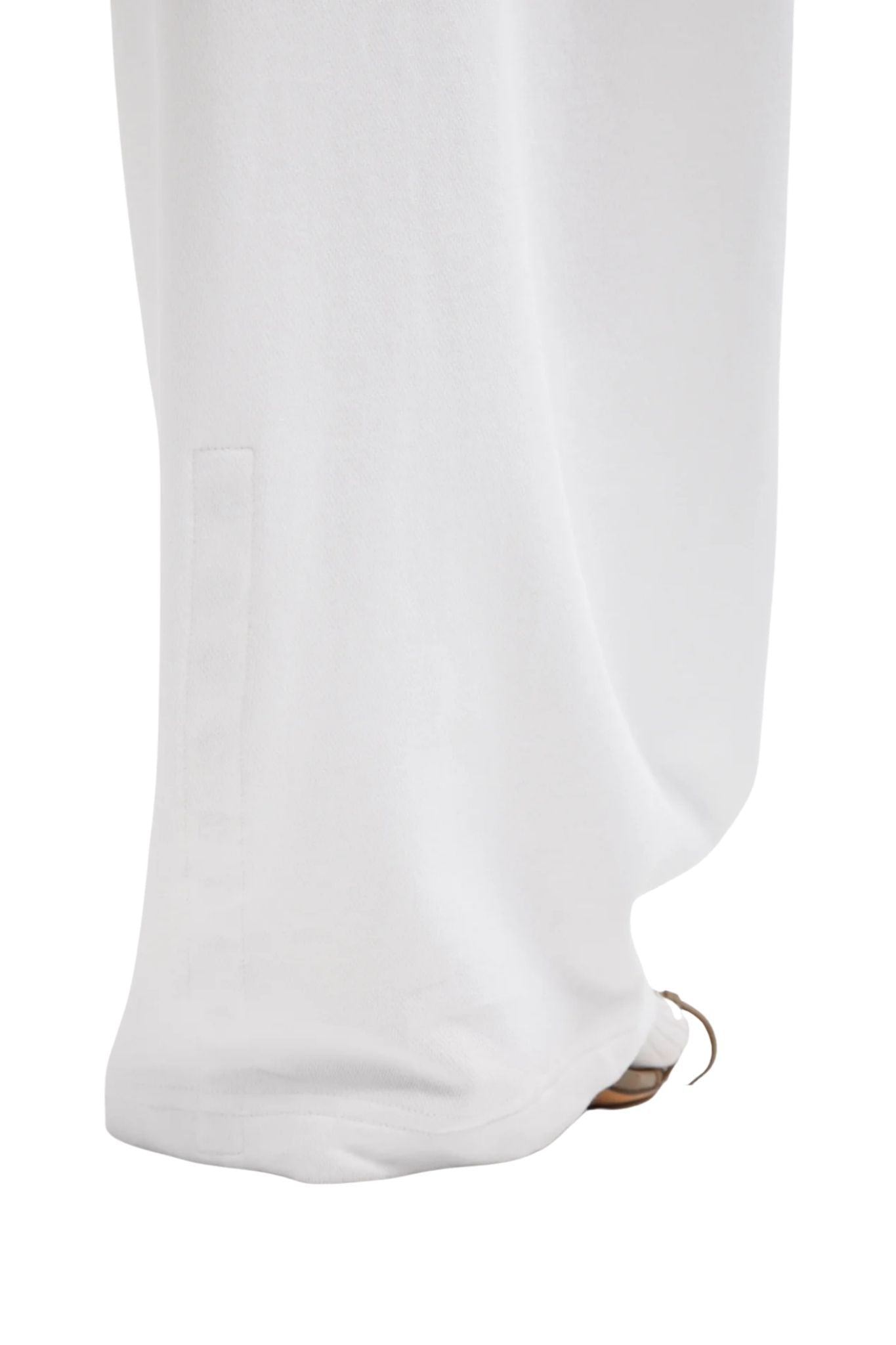Tibi Light Weight Sweatshirting Winslow Pant White - Vermillion