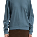 Tibi Lightweight Sweatshirting Crewneck Sweatshirt - Vermillion