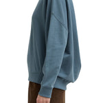 Tibi Lightweight Sweatshirting Crewneck Sweatshirt - Vermillion