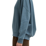 Tibi Lightweight Sweatshirting Crewneck Sweatshirt - Vermillion