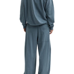 Tibi Lightweight Sweatshirting Winslow Pant - Vermillion