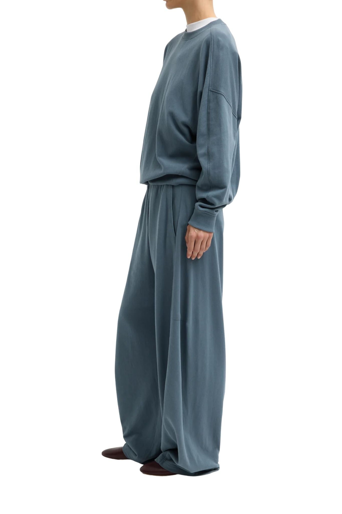 Tibi Lightweight Sweatshirting Winslow Pant - Vermillion