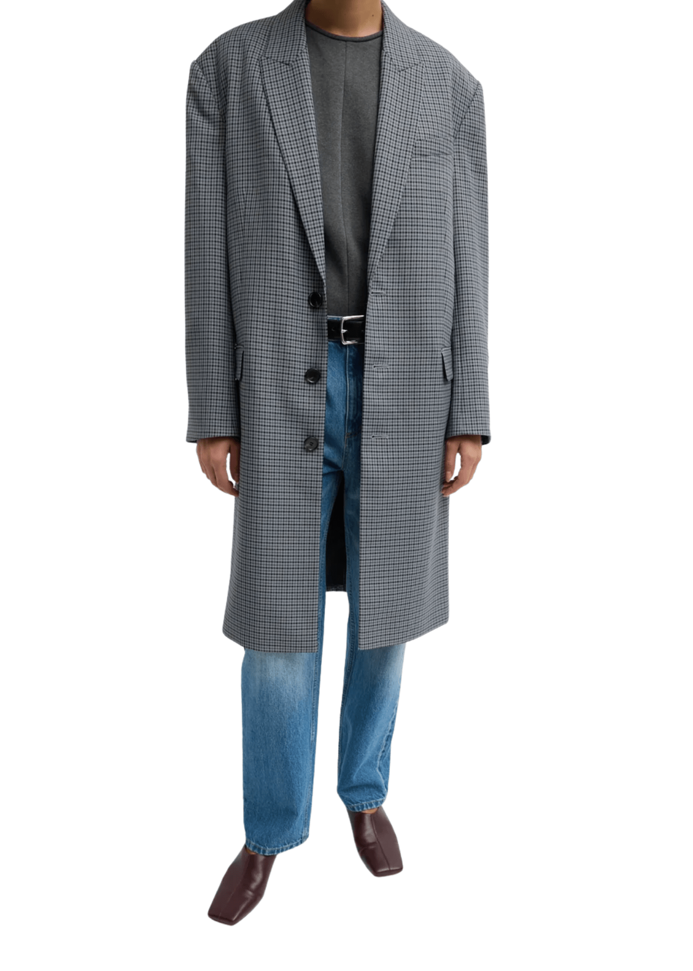 Tibi Menswear Tech Twill Tailored Men's Coat - Vermillion