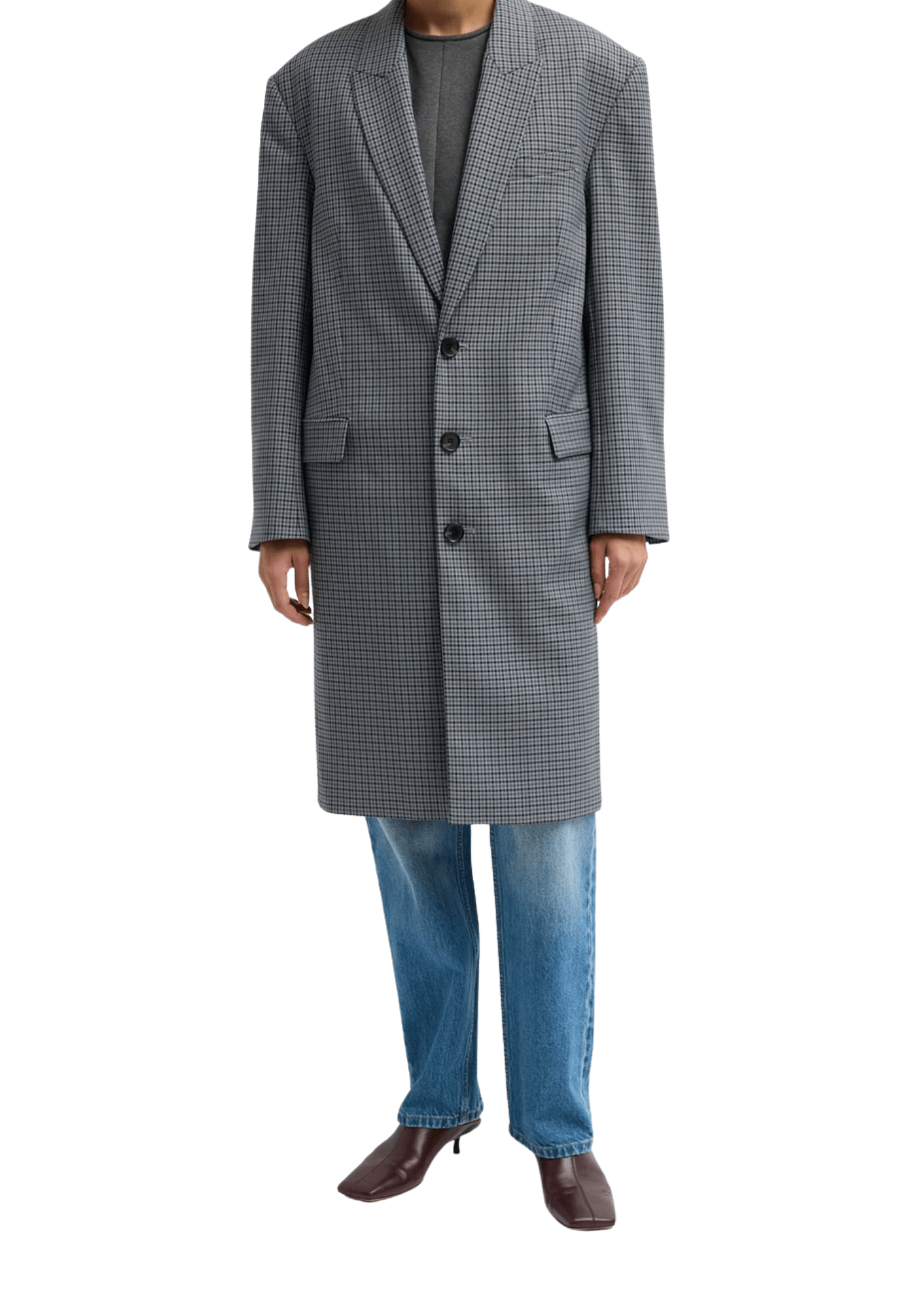 Tibi Menswear Tech Twill Tailored Men's Coat - Vermillion