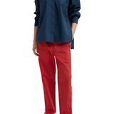 Tibi New Shirting Gabe Oversized Shirt - Vermillion