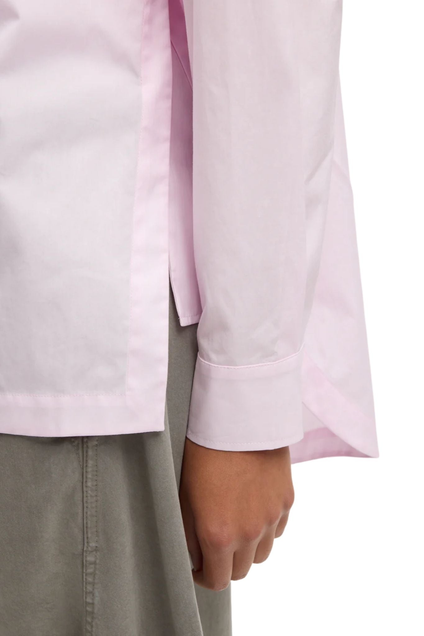 Tibi New Shirting Gabe Oversized Shirt - Vermillion