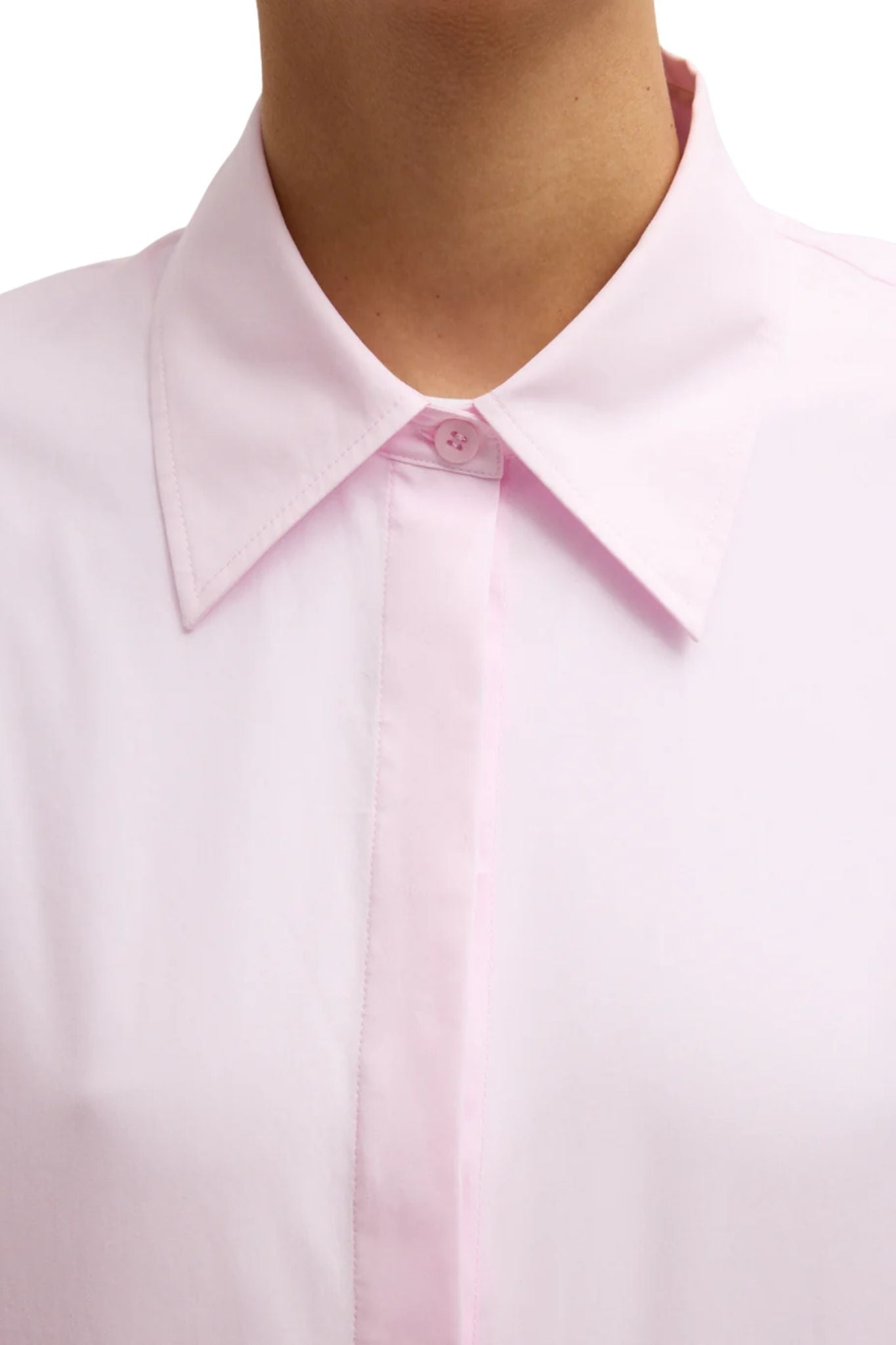 Tibi New Shirting Gabe Oversized Shirt - Vermillion