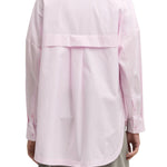 Tibi New Shirting Gabe Oversized Shirt - Vermillion