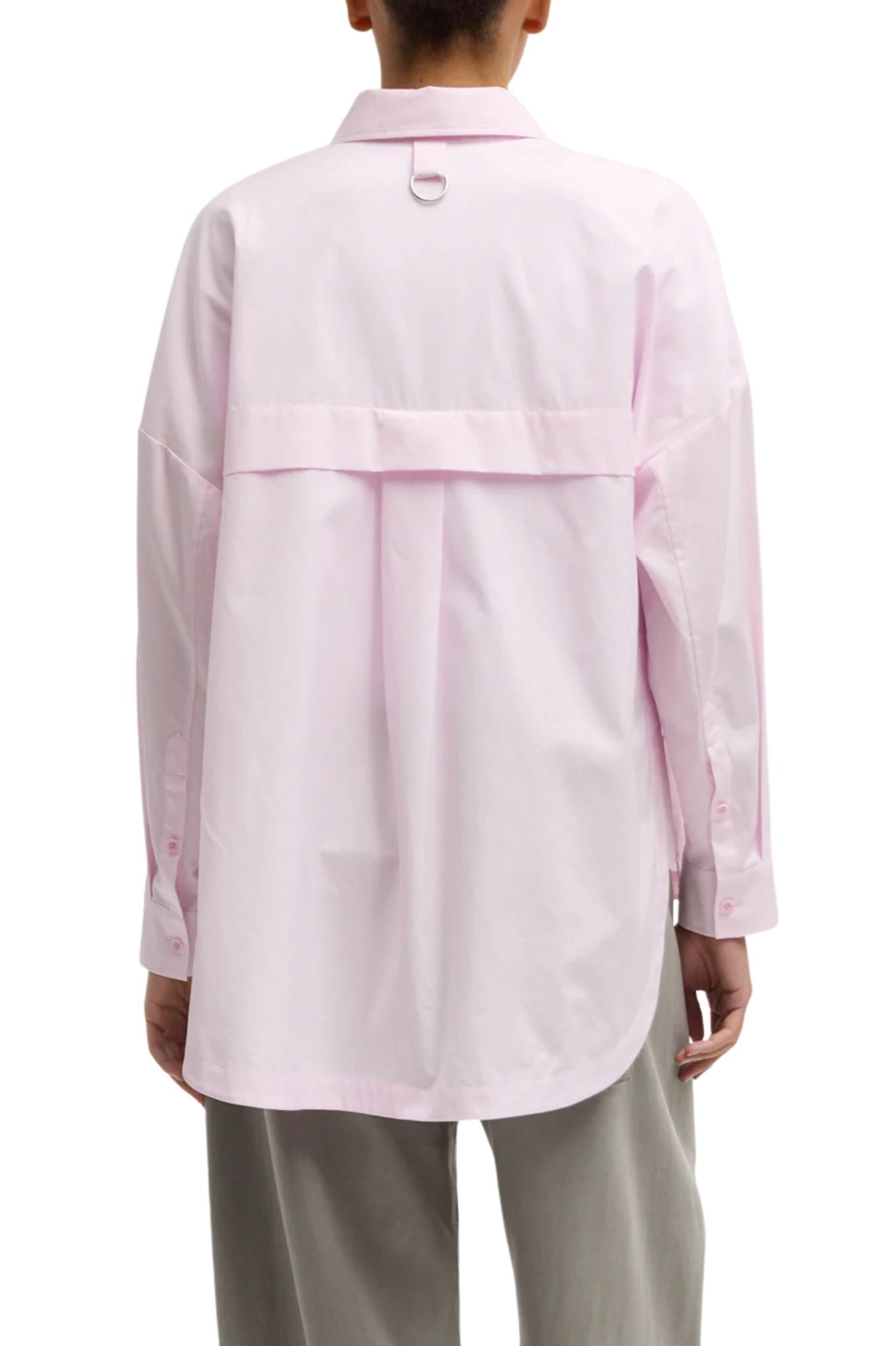 Tibi New Shirting Gabe Oversized Shirt - Vermillion