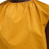 Tibi Nylon Shirred Neck Top - Vermillion