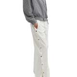 Tibi Nylon Snap Pull On Jogger - Vermillion