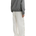 Tibi Nylon Snap Pull On Jogger - Vermillion