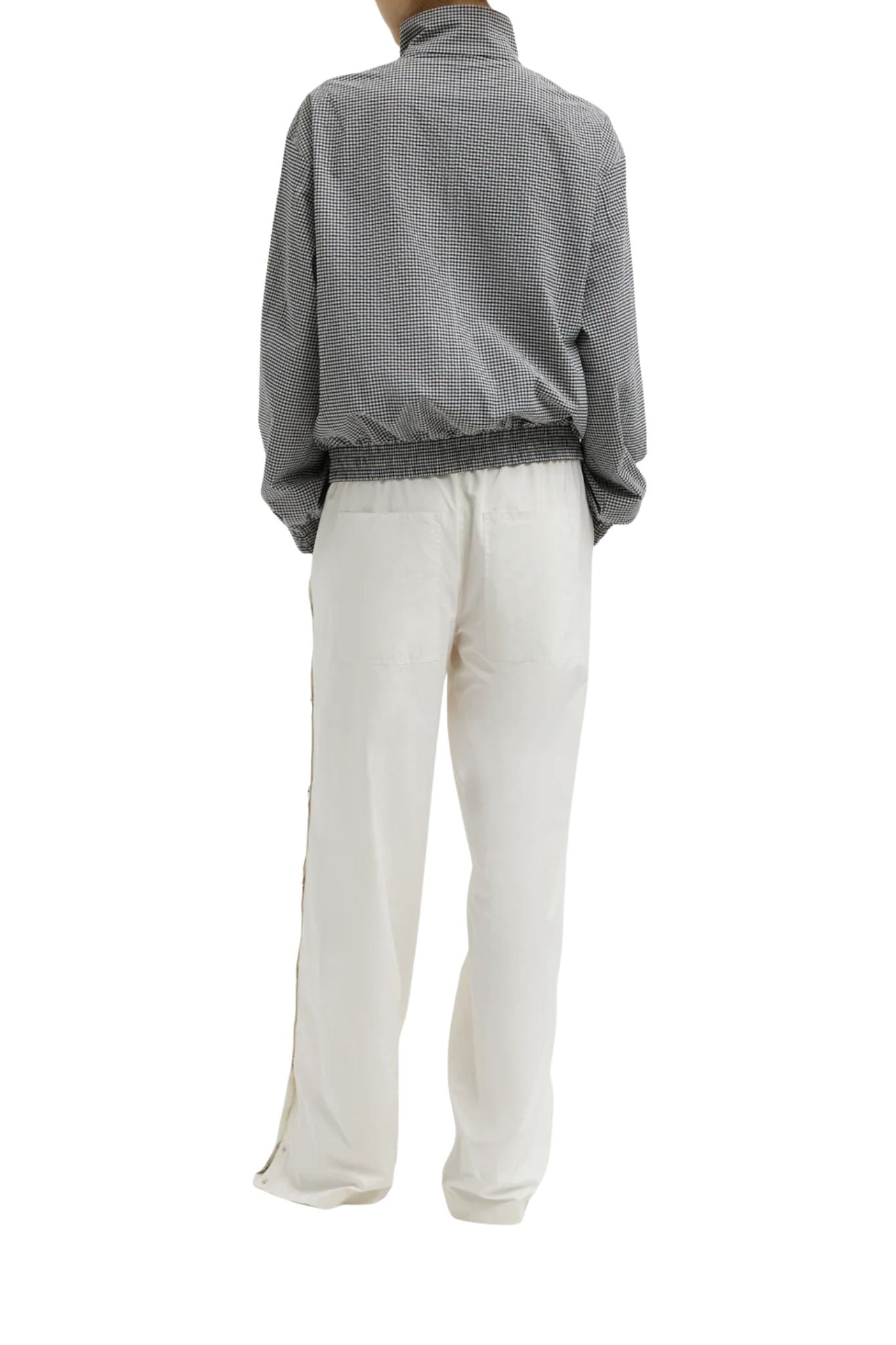 Tibi Nylon Snap Pull On Jogger - Vermillion