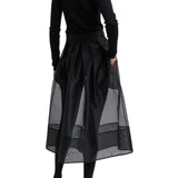Tibi Organza Full Skirt - Vermillion