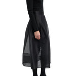 Tibi Organza Full Skirt - Vermillion