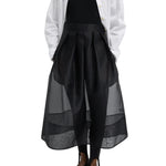 Tibi Organza Full Skirt - Vermillion