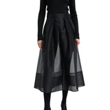 Tibi Organza Full Skirt - Vermillion