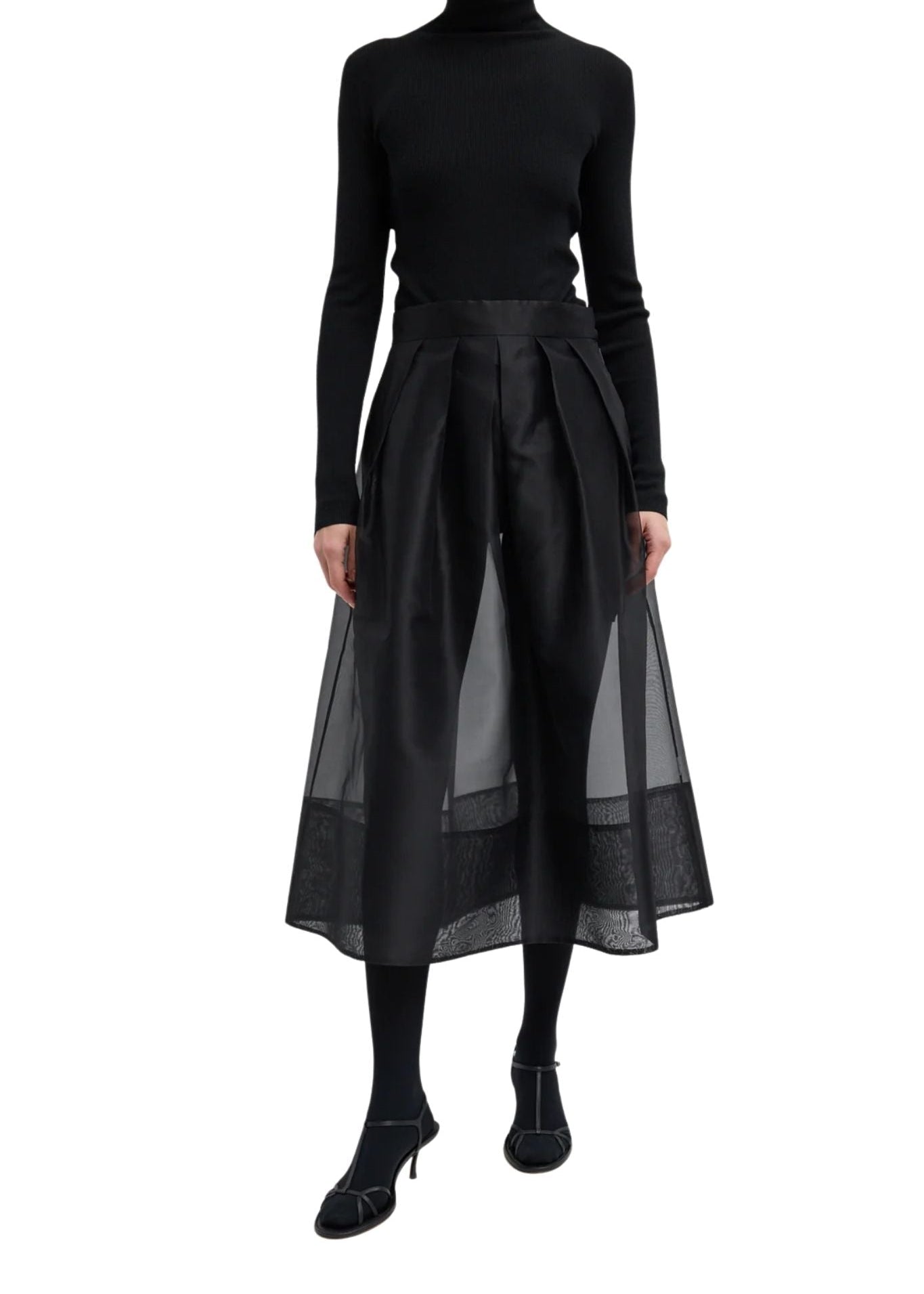 Tibi Organza Full Skirt - Vermillion