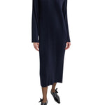 Tibi Plissé Midi Dress - Vermillion